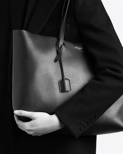 leather tote ysl